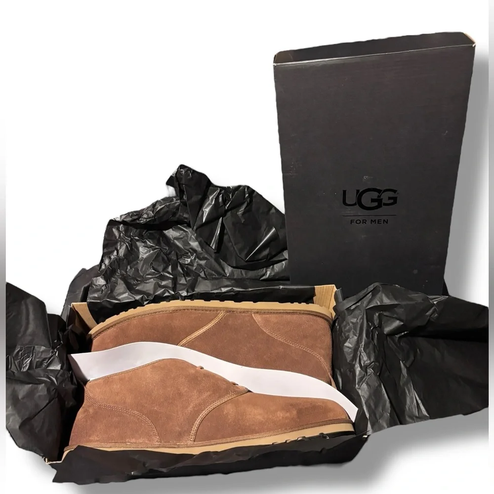 UGG Chestnut Brown Maksim Chukka Boot Size 18